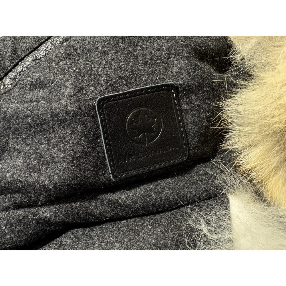 Canada Goose LORO PIANA Pilot Aviator Hat Down Fill Air Canada Size L/XL - Picture 6 of 16